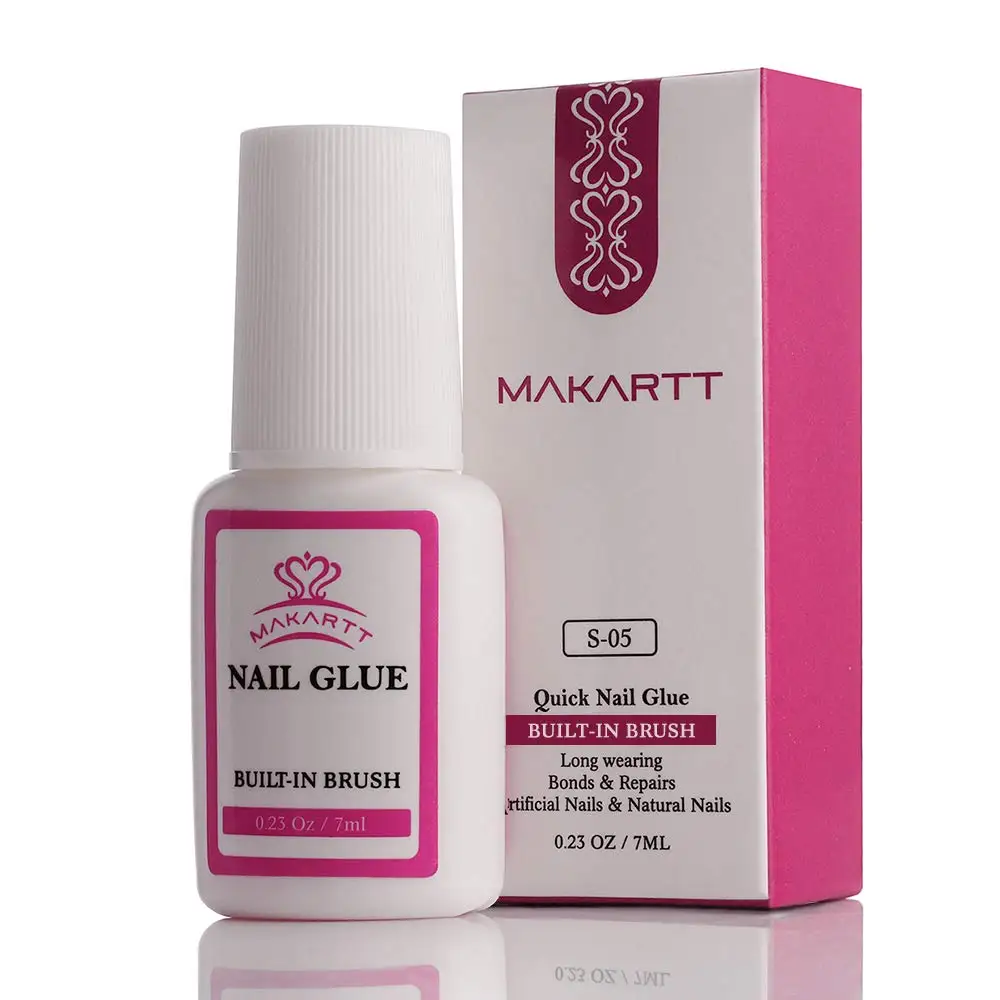 Makartt Nail Glue for Acrylic Nail Tips, Strong Nail Glue Brush Applicator, False Nail Glue
Makartt Nail Glue for Acrylic Nail Tips, Strong Nail Glue Brush Applicator, False Nail Glue