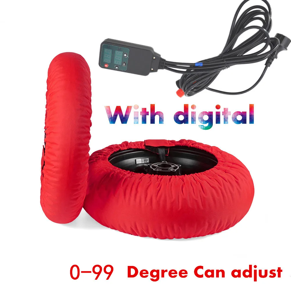 Digital Tyre Warmer Racing Motorcycle Tire Warmer 120 Front 190 Rear 120/190 Race Motorbike Tyre Protection
Digital Tyre Warmer Racing Motorcycle Tire Warmer 120 Front 190 Rear 120/190 Race Motorbike Tyre Protection