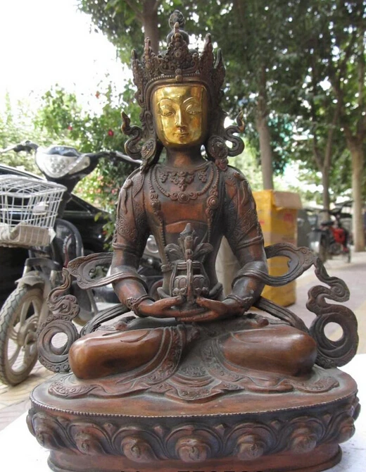 shitou 001254 China Tibet Buddhism Bronze Vajradhara Vajrasattva Guan Yin God Buddha Statue
shitou 001254 China Tibet Buddhism Bronze Vajradhara Vajrasattva Guan Yin God Buddha Statue