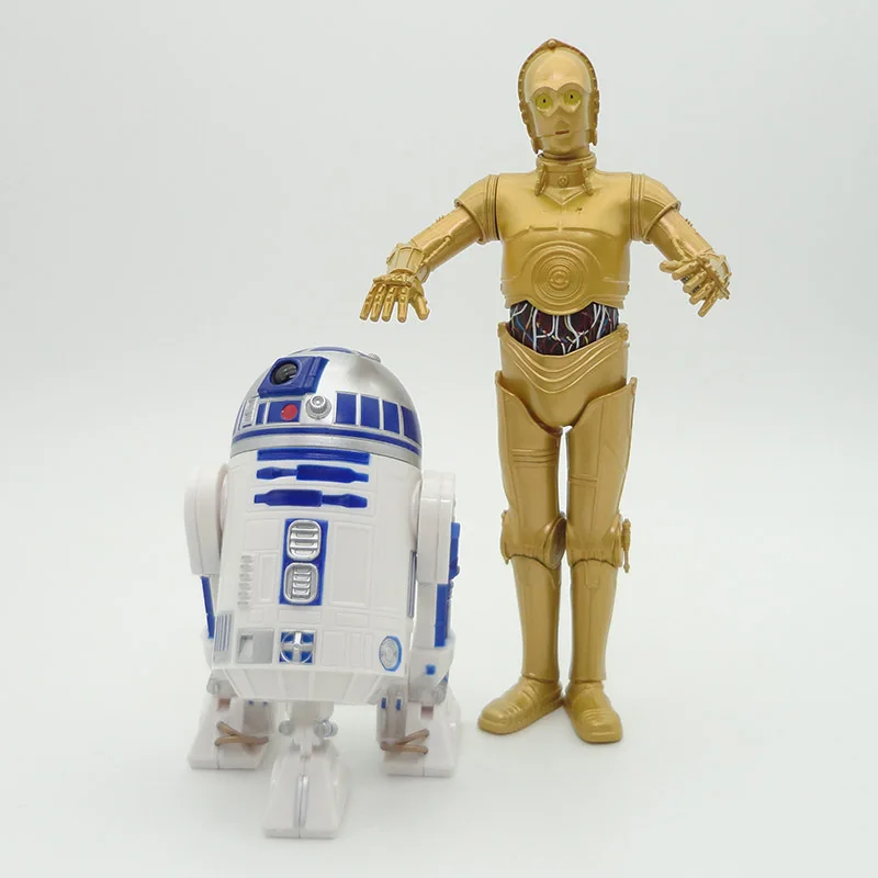 Star Wars: The Force Awakens R2-D2 Robot C-3PO Robot See-Threepio PVC Action Figure Collectible Model Toy 11~18 CM BOX Q467
Star Wars: The Force Awakens R2-D2 Robot C-3PO Robot See-Threepio PVC Action Figure Collectible Model Toy 11~18 CM BOX Q467