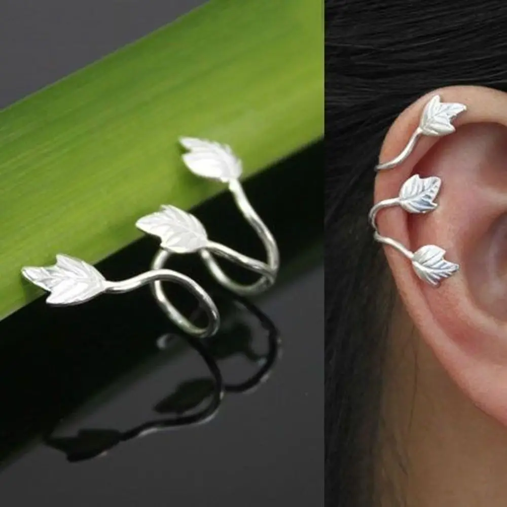 Hot 2 Pcs Fashion No Piercing Silver Plated Leaf Clip On Ear Cuff Earring Wrap Punk Ear Clip Earring Fashion Jewelry Accessories
Hot 2 Pcs Fashion No Piercing Silver Plated Leaf Clip On Ear Cuff Earring Wrap Punk Ear Clip Earring Fashion Jewelry Accessories