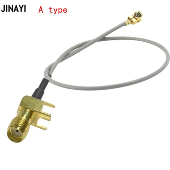 50pcs Gray IPX U.fl to SMA Jack Female Right Angle PCB Mount Connector 1.13 RF Pigtail Cable 10cm 15cm 20cm 30cm
50pcs Gray IPX U.fl to SMA Jack Female Right Angle PCB Mount Connector 1.13 RF Pigtail Cable 10cm 15cm 20cm 30cm