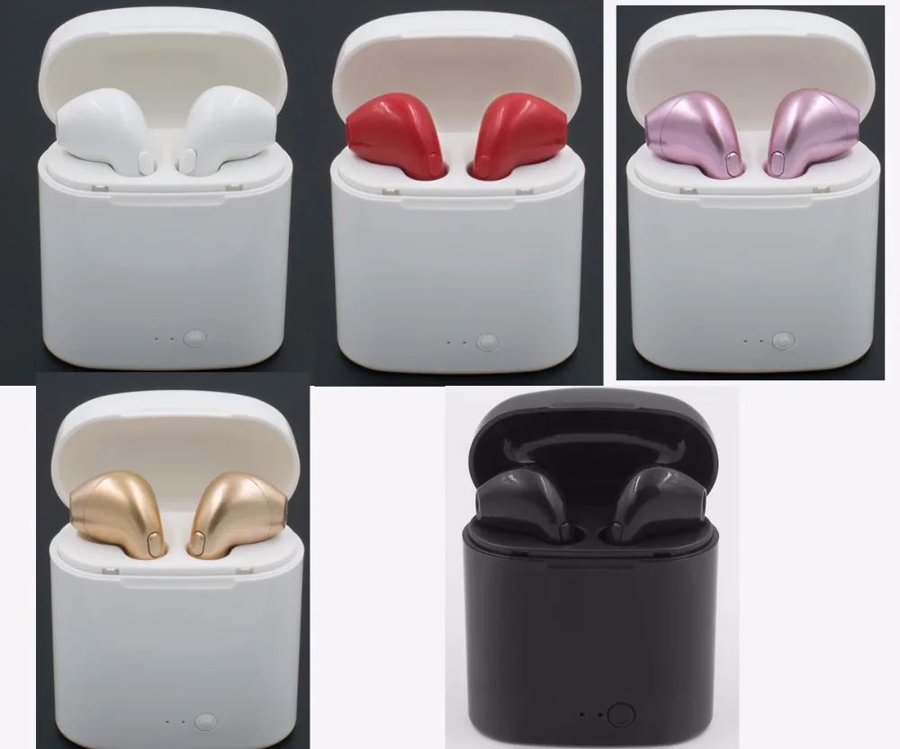10 pcs i7s tws wireless bluetooth Earphone Stereo , 5 colors in stock, real true stereo, Large capacity battery DHL shipping
10 pcs i7s tws wireless bluetooth Earphone Stereo , 5 colors in stock, real true stereo, Large capacity battery DHL shipping