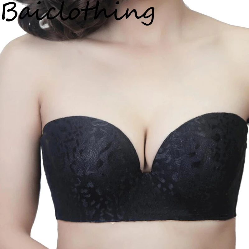 BAICLOTHING Women's 1/2 Half Cup Underwire Smooth Seamless Strapless Convertible Push Up Wedding Bra 32 34 36 38 40 42 44 B C D
BAICLOTHING Women's 1/2 Half Cup Underwire Smooth Seamless Strapless Convertible Push Up Wedding Bra 32 34 36 38 40 42 44 B C D