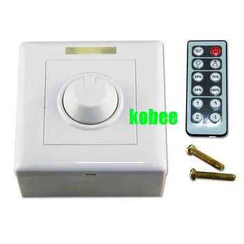 PWM IR LED Dimmer 12V 24V 8A Brightness Adjustable with 12 Button Wireless Remote Control for LED Strip Light
PWM IR LED Dimmer 12V 24V 8A Brightness Adjustable with 12 Button Wireless Remote Control for LED Strip Light