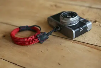 COOL Red Black Spot Climbing rope 10mm handmade Camera wrist band strap & Windmup
COOL Red Black Spot Climbing rope 10mm handmade Camera wrist band strap & Windmup