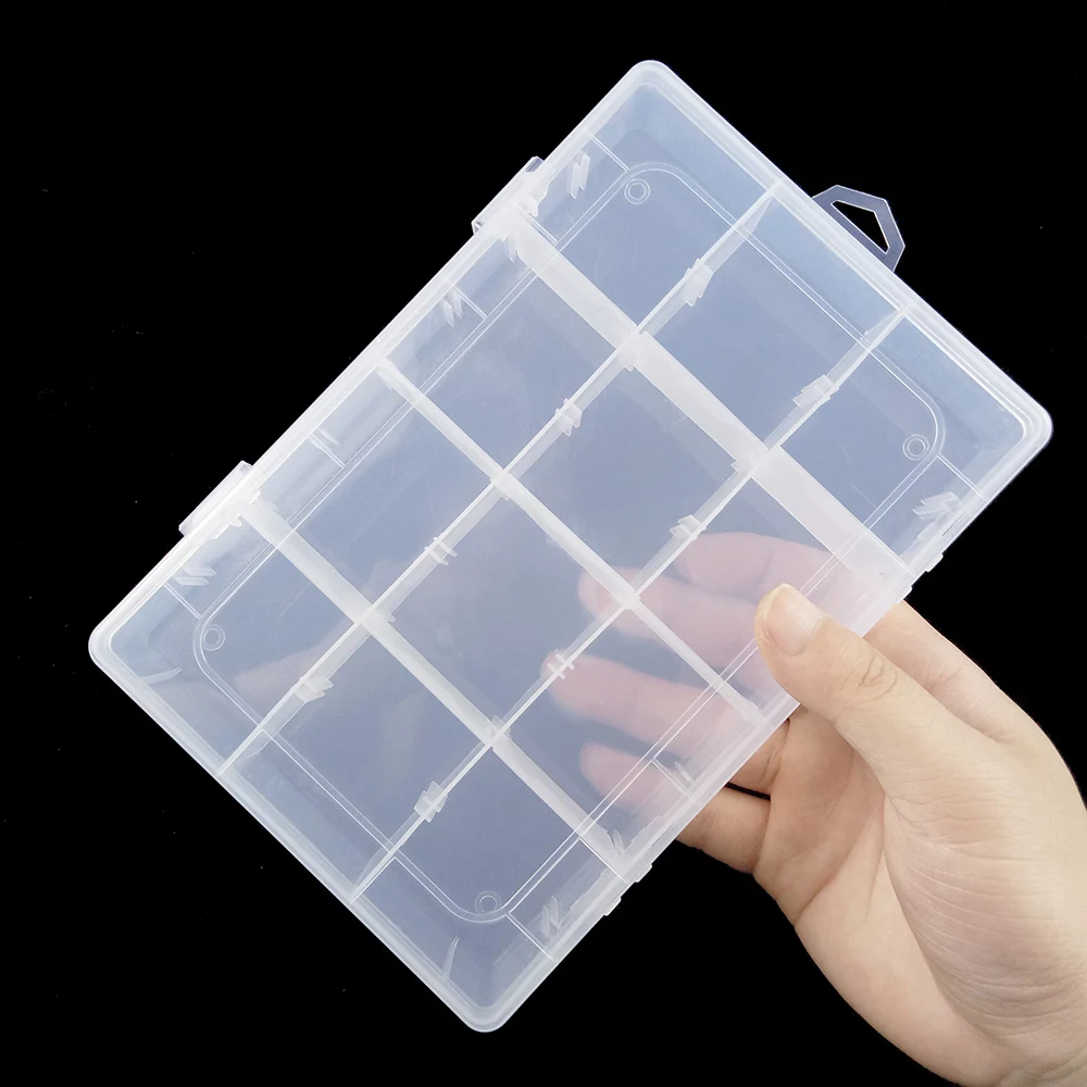 JHNBY Plastic Rectangle 24/12 Grid Compartment Storage big Box Earring Ring Jewelry Beads Case Container Display DIY accessories
JHNBY Plastic Rectangle 24/12 Grid Compartment Storage big Box Earring Ring Jewelry Beads Case Container Display DIY accessories