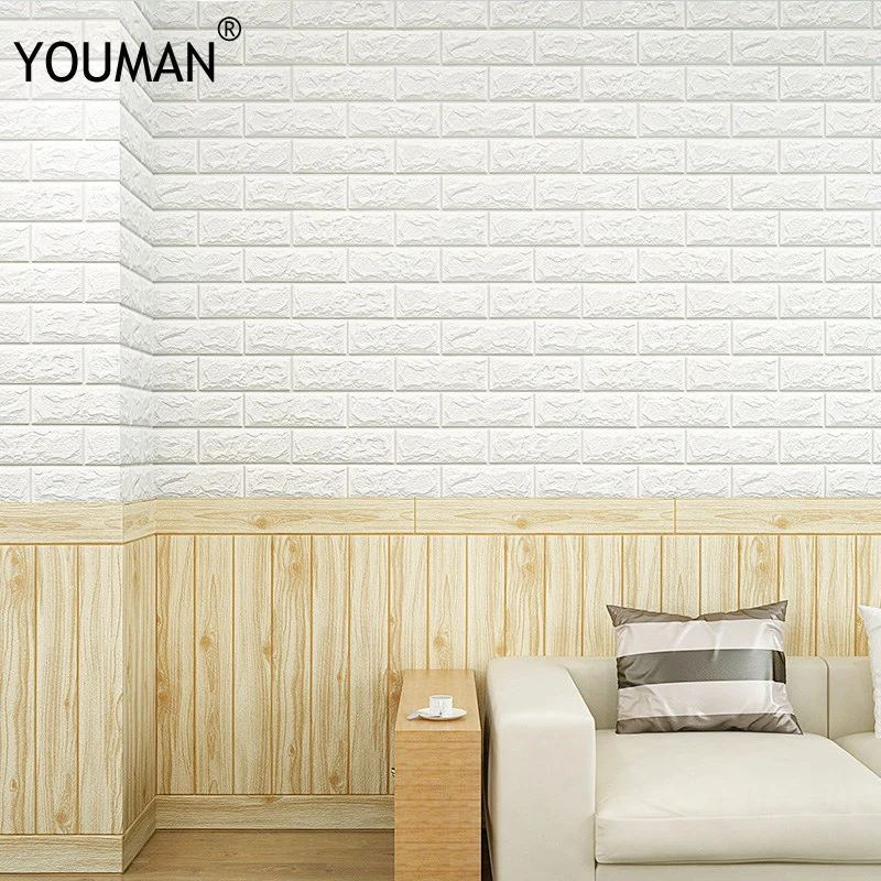 Wallpapers YOUMAN 70cm X 15cm PE Foam Waterproof Self Adhesive Wallpaper PE Peel Stick 3D Brick Panel Home Decor For Kids 3D Art
Wallpapers YOUMAN 70cm X 15cm PE Foam Waterproof Self Adhesive Wallpaper PE Peel Stick 3D Brick Panel Home Decor For Kids 3D Art