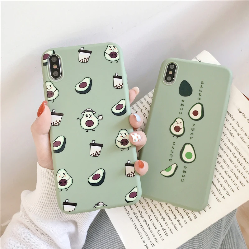 INS Wind Avocado pattern Phone Case TPU soft shell Phone Case For iphone XS MAX Case X XR 8 6s 6 7 plus 11 11pro Back Cover
INS Wind Avocado pattern Phone Case TPU soft shell Phone Case For iphone XS MAX Case X XR 8 6s 6 7 plus 11 11pro Back Cover