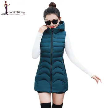 Large size L-4XL hooded cotton vest 2018 autumn winter warm mediun long female vest fashion loose Women cotton vest coat LDT645
Large size L-4XL hooded cotton vest 2018 autumn winter warm mediun long female vest fashion loose Women cotton vest coat LDT645