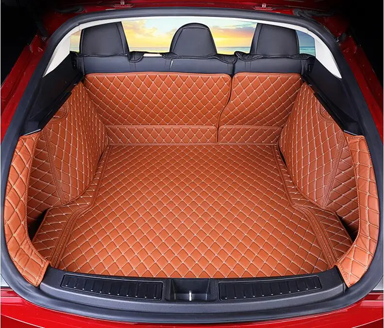 3D Full Rear Trunk Tray Liner Cargo Mat Protector foot pad mats for Tesla Model S 2014 2015 2016 2017 2018 BY EMS
3D Full Rear Trunk Tray Liner Cargo Mat Protector foot pad mats for Tesla Model S 2014 2015 2016 2017 2018 BY EMS