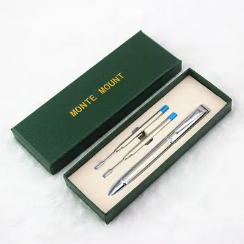 MONTE Pen Arrival Stainless Steel Rod Rotating Metal Ballpoint Pen Commercial Ballpoint Pen Gift Stationery
MONTE Pen Arrival Stainless Steel Rod Rotating Metal Ballpoint Pen Commercial Ballpoint Pen Gift Stationery