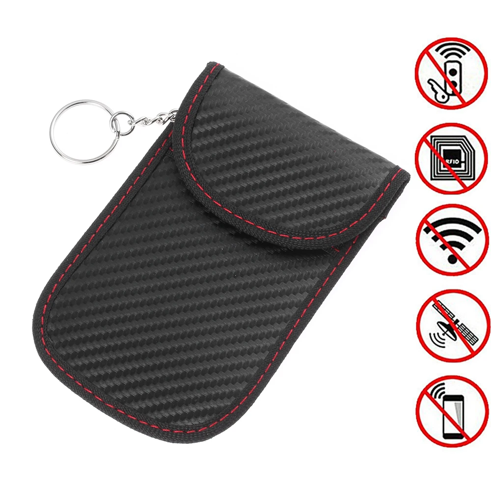 1PC New Card Car Key Storage Bag FOB Signal Blocker Bags RFID Shield Keys Case Organizer for Privacy Protection
1PC New Card Car Key Storage Bag FOB Signal Blocker Bags RFID Shield Keys Case Organizer for Privacy Protection