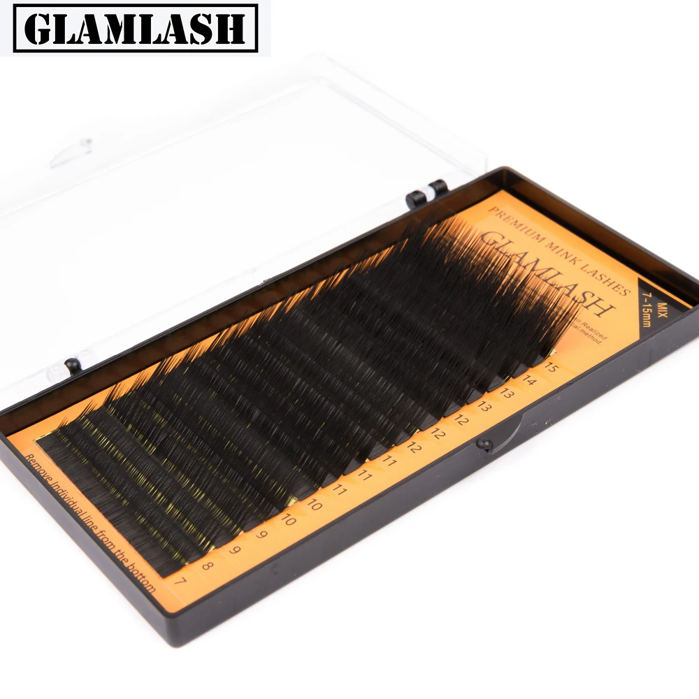 GLAMLASH 16rows/case 7~15mm Mix L Lash,L Eyelash,L Curl Eyelash Extension Individual Soft Lashes
GLAMLASH 16rows/case 7~15mm Mix L Lash,L Eyelash,L Curl Eyelash Extension Individual Soft Lashes