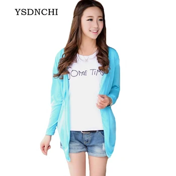YSDNCHI Women Tops Long Sleeve Sunscreen Cardigan Outerwear Summer Women Loose Coats Beach Shirts Female Clothing 18 Colours
YSDNCHI Women Tops Long Sleeve Sunscreen Cardigan Outerwear Summer Women Loose Coats Beach Shirts Female Clothing 18 Colours
