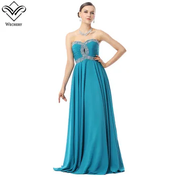 Wechery Vestidos Blue Formal Dress 2018 Lace Up Chiffon Evening Gowns Women Sexy Maxi Clothes Strapless Long Dresses Big Size
Wechery Vestidos Blue Formal Dress 2018 Lace Up Chiffon Evening Gowns Women Sexy Maxi Clothes Strapless Long Dresses Big Size