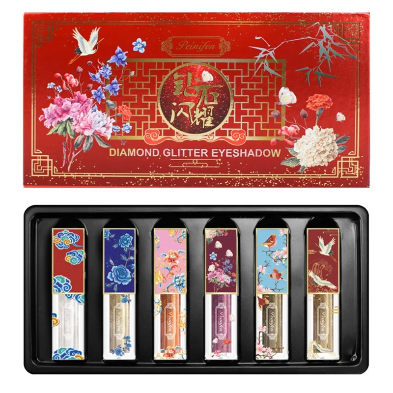 Ancient Chinese Style Liquid Eye Shadow Set Waterproof Smudge-Proof Luminous Glitter Eyeshadow Liquid Gift Box
Ancient Chinese Style Liquid Eye Shadow Set Waterproof Smudge-Proof Luminous Glitter Eyeshadow Liquid Gift Box