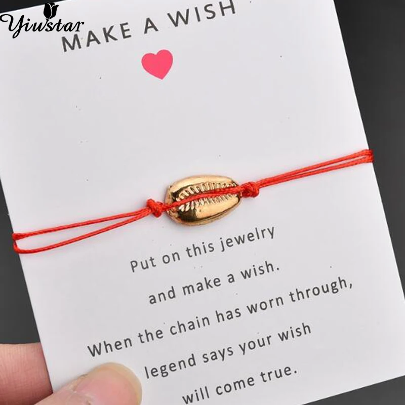 Yiustar Seashell Bracelet Lucky Red String Bracelets for Women Girls Couple Wish Jewelry Red Rope Chain Bracelet Love Gifts
Yiustar Seashell Bracelet Lucky Red String Bracelets for Women Girls Couple Wish Jewelry Red Rope Chain Bracelet Love Gifts