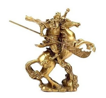 Copper Brass CHINESE crafts Asian Exquisite Chinese Ancient Hero Guan Gong Guan Yu ride on the horse statue
Copper Brass CHINESE crafts Asian Exquisite Chinese Ancient Hero Guan Gong Guan Yu ride on the horse statue
