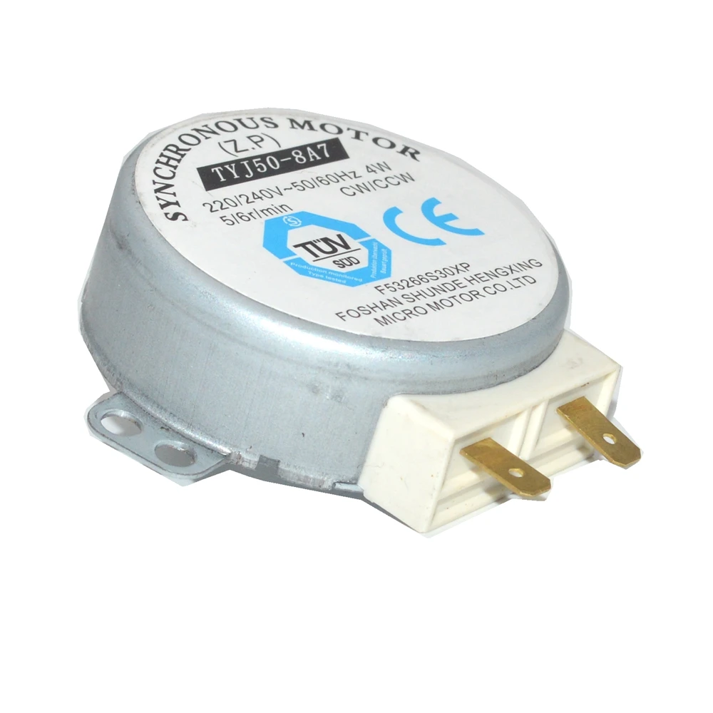 AC 220-240V 4W 48mm Dia Microwave Turntable Turn Table Micro Synchronous Motor Microwave Oven Parts XH00177
AC 220-240V 4W 48mm Dia Microwave Turntable Turn Table Micro Synchronous Motor Microwave Oven Parts XH00177