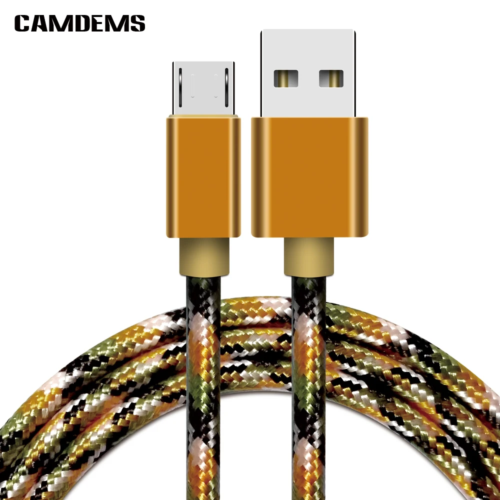 camdems 1m Camouflage Micro USB Cable for samsung S4 S5 S6 huawei Fast Charging Data Charger Cables Camo Braided 100pcs /lot
camdems 1m Camouflage Micro USB Cable for samsung S4 S5 S6 huawei Fast Charging Data Charger Cables Camo Braided 100pcs /lot