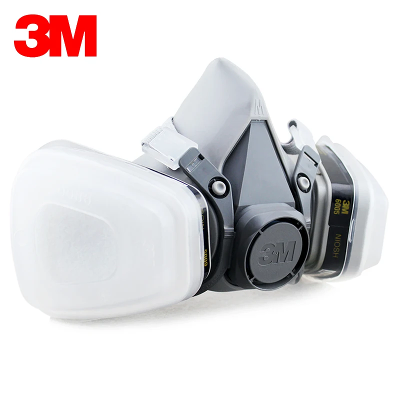 3M 6200+6005 Reusable Half Face Mask Respirator 3M Formaldehyde/Organic Vapor Cartridge 7 Items for 1 Set LT004
3M 6200+6005 Reusable Half Face Mask Respirator 3M Formaldehyde/Organic Vapor Cartridge 7 Items for 1 Set LT004