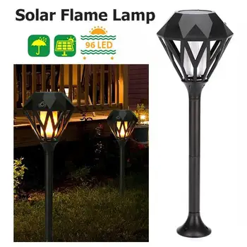 96LEDs Solar Powered Flame Lamps Waterproof for Yard Lawn Garden Decoration
96LEDs Solar Powered Flame Lamps Waterproof for Yard Lawn Garden Decoration
