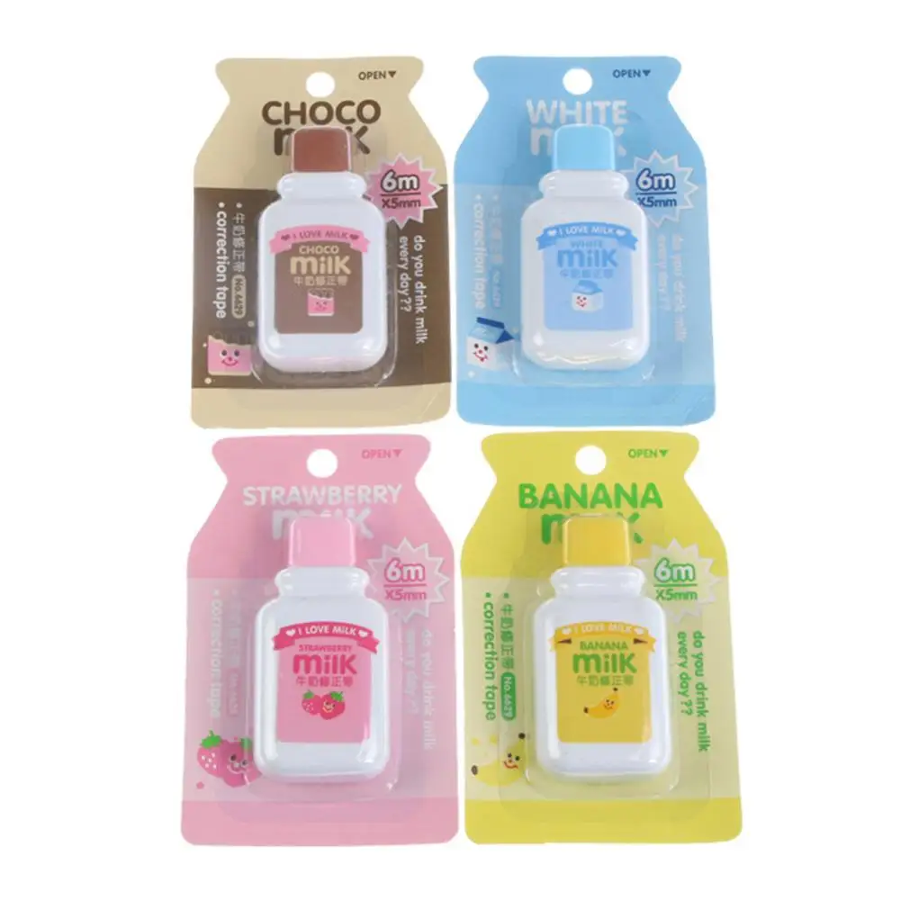 6mx5mm Cartoon Milk Bottle Style Correct Belt Correction Tape Student Officer Office School Supplies Stationery Correction Tape
6mx5mm Cartoon Milk Bottle Style Correct Belt Correction Tape Student Officer Office School Supplies Stationery Correction Tape