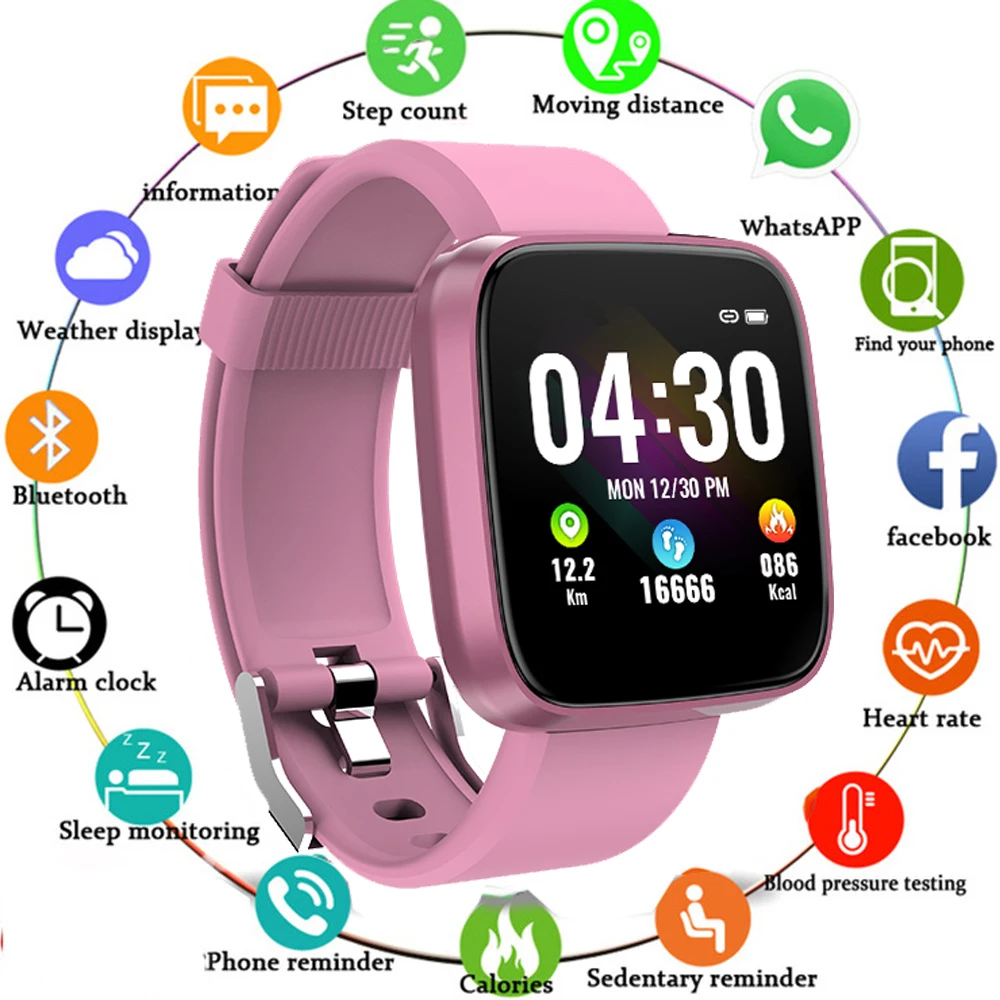 1.3" Color Screen Fitness Tracker USB Charging Heart Rate Monitor Spo2 Blood Pressure Call Message Reminder Smart Bracelet
1.3" Color Screen Fitness Tracker USB Charging Heart Rate Monitor Spo2 Blood Pressure Call Message Reminder Smart Bracelet