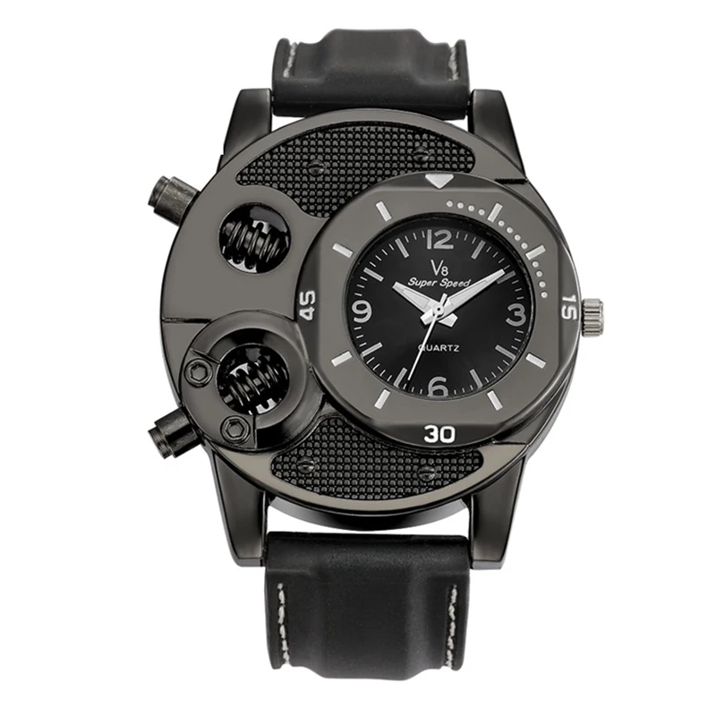 Men's Watch Steam Punk Style Quartz Wrist Watch Silicone Band Stainless Steel Wrist Watch Best Gift For Men
Men's Watch Steam Punk Style Quartz Wrist Watch Silicone Band Stainless Steel Wrist Watch Best Gift For Men