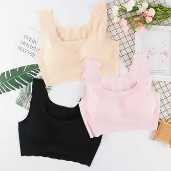 Seamless Active Bras for Women Comfort Vest Tops Wireless Bra with Pads Sleeping Underwear Female 2019 Summer New
Seamless Active Bras for Women Comfort Vest Tops Wireless Bra with Pads Sleeping Underwear Female 2019 Summer New