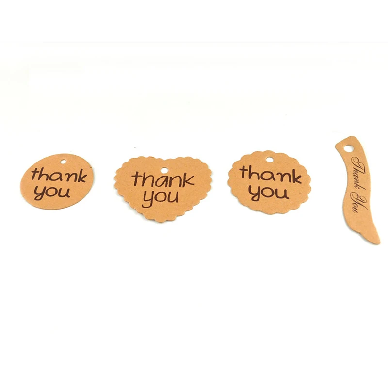 100pcs Paper Hang Tags Kraft Paper Card Front Thank You Head Label Festival Note DIY Back Blank Birthday Wedding Party Supplies
100pcs Paper Hang Tags Kraft Paper Card Front Thank You Head Label Festival Note DIY Back Blank Birthday Wedding Party Supplies