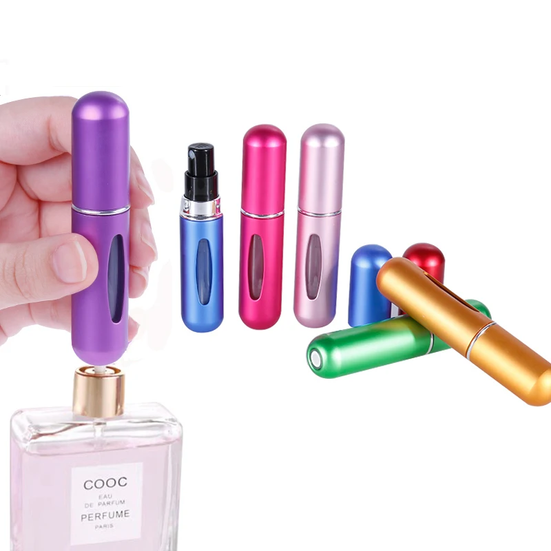 5ml Refillable Mini Perfume Spray Bottle Aluminum Spray Atomizer Portable Travel Cosmetic Container Perfume Bottle
5ml Refillable Mini Perfume Spray Bottle Aluminum Spray Atomizer Portable Travel Cosmetic Container Perfume Bottle
