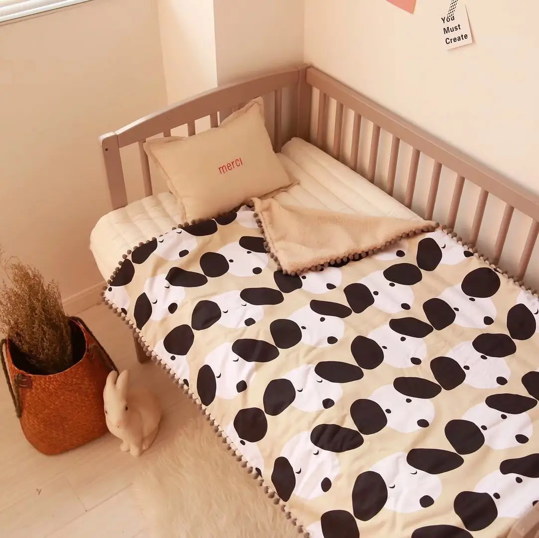 80*110cm Double Side Balling Blanket Parenting Children Baby Stroller Blanket Cart Cover dog bird grid tree rabbit fruit pattern
80*110cm Double Side Balling Blanket Parenting Children Baby Stroller Blanket Cart Cover dog bird grid tree rabbit fruit pattern