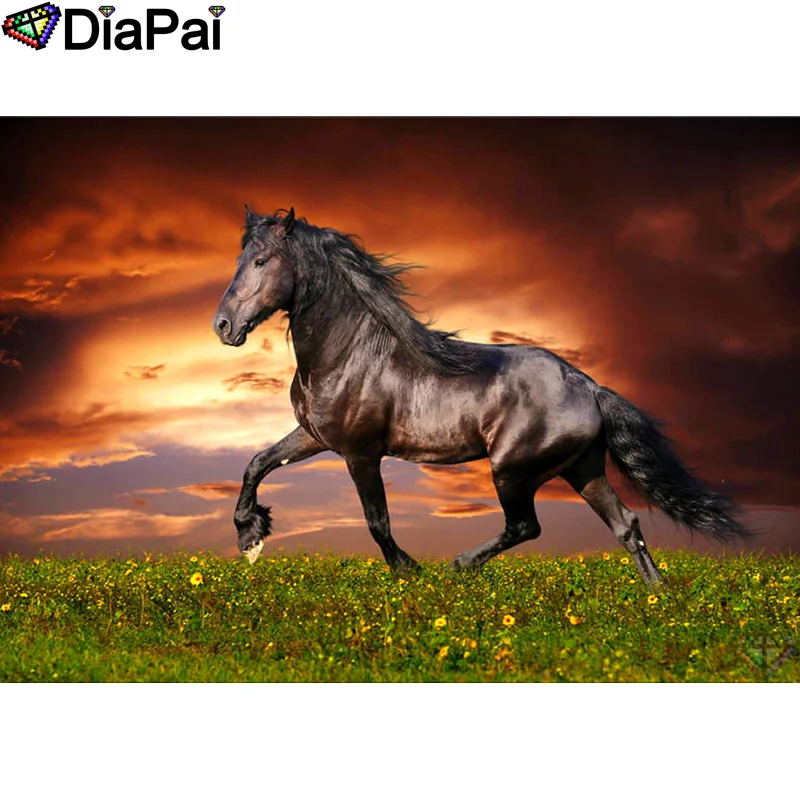 DIAPAI 5D DIY Diamond Painting 100% Full Square/Round Drill "Horse sunset" Diamond Embroidery Cross Stitch 3D Decor A18504
DIAPAI 5D DIY Diamond Painting 100% Full Square/Round Drill "Horse sunset" Diamond Embroidery Cross Stitch 3D Decor A18504