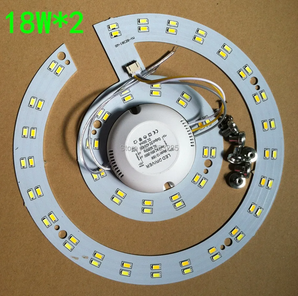 LED dome light SMD5730 light board/18*2PCS CW/WW dimming color temperature 36w 18w three sections of switch control
LED dome light SMD5730 light board/18*2PCS CW/WW dimming color temperature 36w 18w three sections of switch control