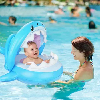 Cute Cartoon Shark Style Inflatable Swimming Swim Neck Ring Float Seat with Detachable Dun Shade for Baby Toddler Kids Children
Cute Cartoon Shark Style Inflatable Swimming Swim Neck Ring Float Seat with Detachable Dun Shade for Baby Toddler Kids Children