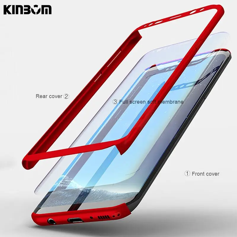 KINBOM 360 Full Cover Phone Case For Samsung Galaxy S9 S8 Plus Shockproof Protective Cover For Samsung S6 S7 Edge Note 8 Cases
KINBOM 360 Full Cover Phone Case For Samsung Galaxy S9 S8 Plus Shockproof Protective Cover For Samsung S6 S7 Edge Note 8 Cases
