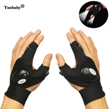 Magic Strap Fingerless LED Flashlight Gloves Night Light for Repairing Fishing Camping Hiking and Outdoor Activities
Magic Strap Fingerless LED Flashlight Gloves Night Light for Repairing Fishing Camping Hiking and Outdoor Activities