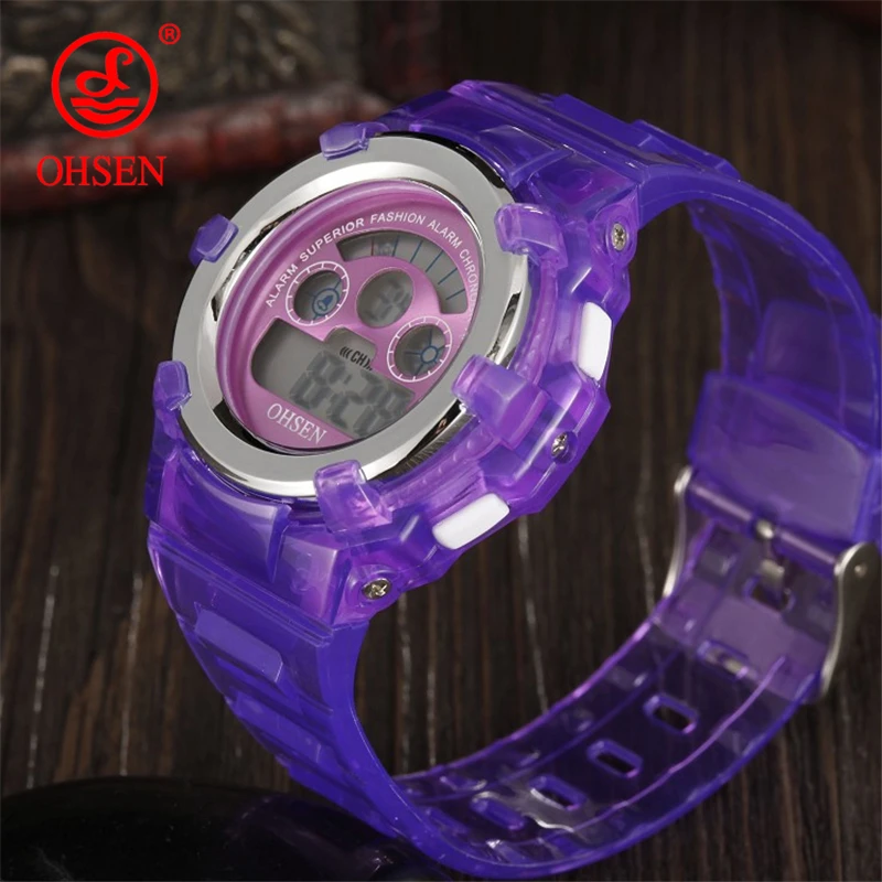 2019 OHSEN Women Sport Watch Men Kids LED Digital Watch Jelly Silicone Students Sports Watches Children Waterproof Wristwatches
2019 OHSEN Women Sport Watch Men Kids LED Digital Watch Jelly Silicone Students Sports Watches Children Waterproof Wristwatches