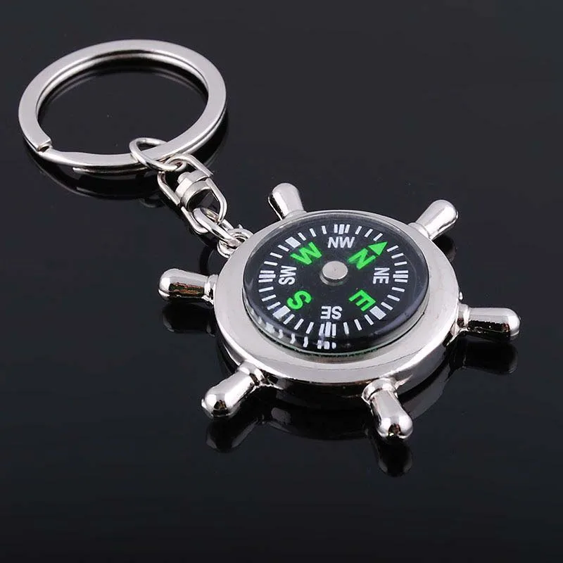 Personalized Metal Rudder Compass Key Chain Functional Cars Key Ring Round Key Clasp Creative Business Gift
Personalized Metal Rudder Compass Key Chain Functional Cars Key Ring Round Key Clasp Creative Business Gift