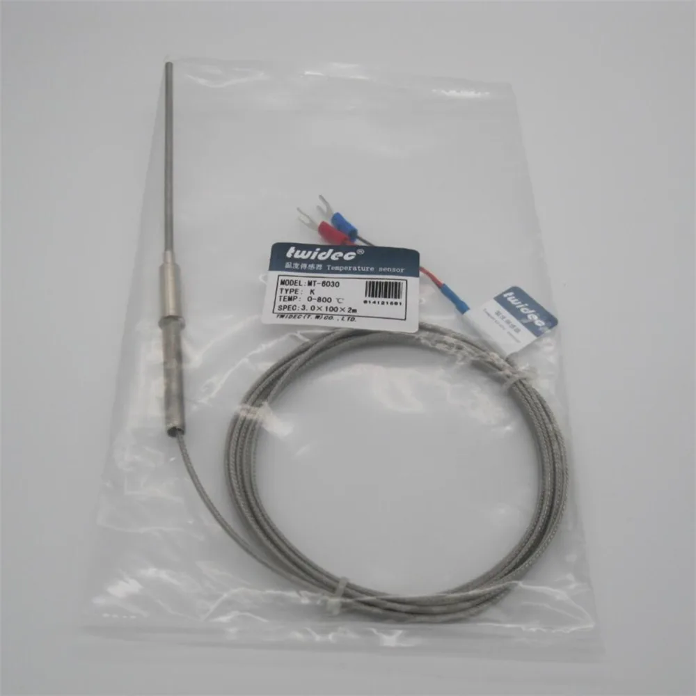 High-quality Temperature 0 To 800 C Degree Stainless Steel 3x100mm Probe K type Sensors High Temperature Thermocouple Sensors
High-quality Temperature 0 To 800 C Degree Stainless Steel 3x100mm Probe K type Sensors High Temperature Thermocouple Sensors