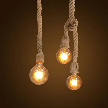 Retro Hemp Rope Pendant Light E27 Lamp Base 1M 2M Lamps Modern Hanging 85-265V Single Head Light Pendant Loft Vintage Decor
Retro Hemp Rope Pendant Light E27 Lamp Base 1M 2M Lamps Modern Hanging 85-265V Single Head Light Pendant Loft Vintage Decor
