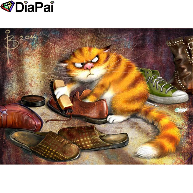 DIAPAI Diamond Painting 5D DIY 100% Full Square/Round Drill "Cartoon cat shoes" Diamond Embroidery Cross Stitch 3D Decor A24770
DIAPAI Diamond Painting 5D DIY 100% Full Square/Round Drill "Cartoon cat shoes" Diamond Embroidery Cross Stitch 3D Decor A24770