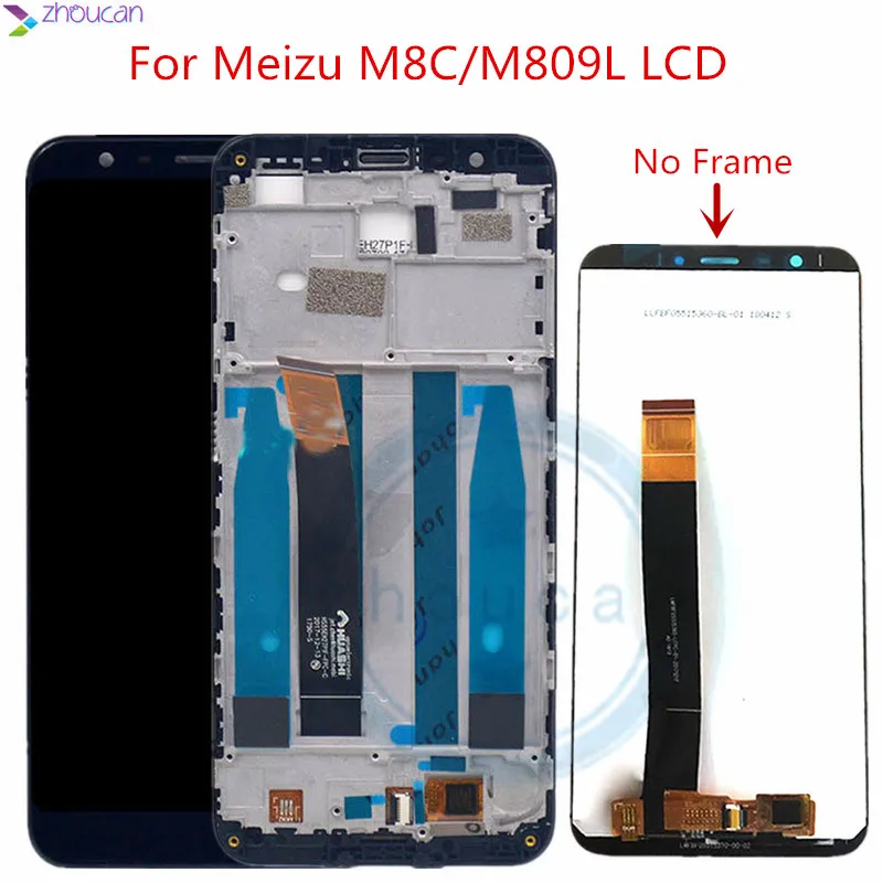 2018 NEW For Meizu M8C LCD Display with Touch screen with frame Digitizer assembly replacement parts for meizu M8 C M809L LCD
2018 NEW For Meizu M8C LCD Display with Touch screen with frame Digitizer assembly replacement parts for meizu M8 C M809L LCD