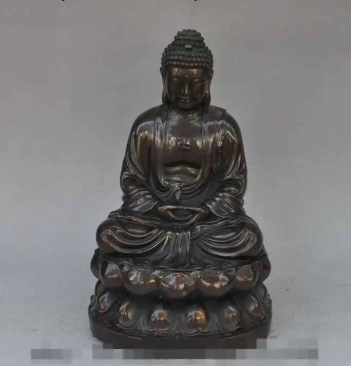 song voge gem S6951 15"tibet buddhism fane bronze joss sakyamuni Shakyamuni Tathagata buddha statue
song voge gem S6951 15"tibet buddhism fane bronze joss sakyamuni Shakyamuni Tathagata buddha statue