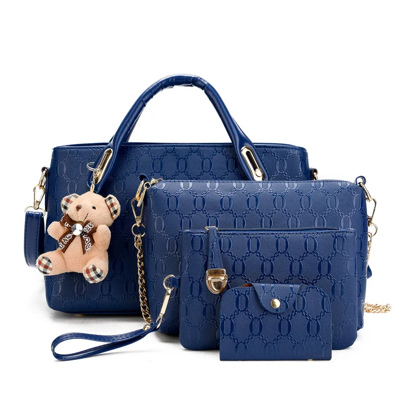 2019 New 4Pcs/Sets Women Handbags Ladies Large Tote Bag Leather Shoulder Bags Female Large Capacity Casual Tote Bag Sac Femme
2019 New 4Pcs/Sets Women Handbags Ladies Large Tote Bag Leather Shoulder Bags Female Large Capacity Casual Tote Bag Sac Femme