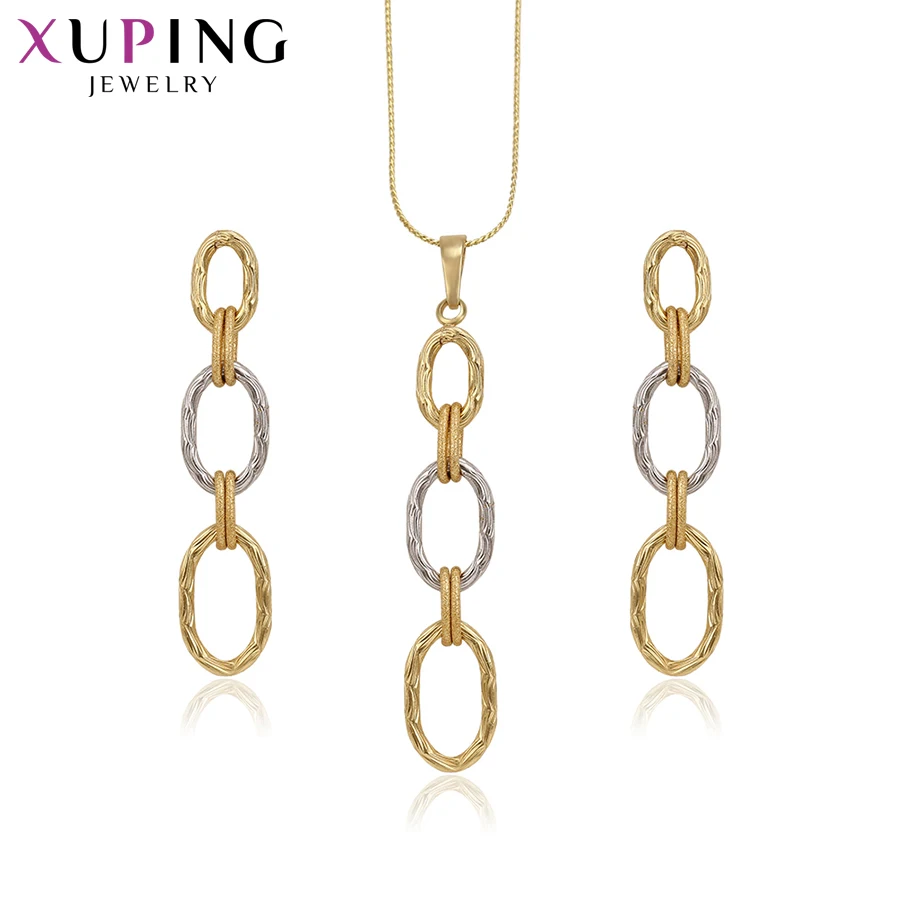 Xuping Fashion Cool Popular Style Set for Women Hot Sell Party Temperament Imitation Jewelry Sets Halloween Gifts S67-1-60653
Xuping Fashion Cool Popular Style Set for Women Hot Sell Party Temperament Imitation Jewelry Sets Halloween Gifts S67-1-60653