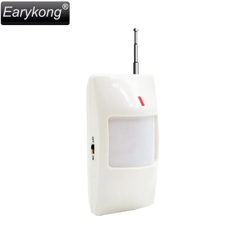 Image Hot Selling 433MHz wireless Infrared Detector For Home Burglar GSM Alarm System