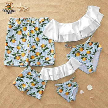 Family Swimwear Matching Swimsuit Mother Daughter Swimwear Brazilian Bikini Beachwear Swimming Trunks Men Bathing Suit
Family Swimwear Matching Swimsuit Mother Daughter Swimwear Brazilian Bikini Beachwear Swimming Trunks Men Bathing Suit